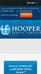 Mobile Screenshot of hooperfamilylawyers.com.au